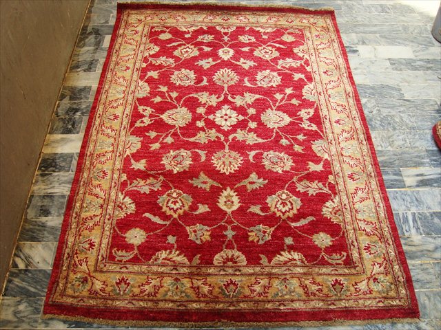 KAZAK CAUCASION VEG DYED HANDKNOTTED RUG CARPET 8.5X5.9  