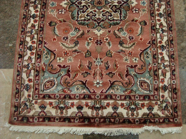 FLOWE IVORY TOUCH HAND KNOTTED RUG WOOL SILK CARPET 5x3  